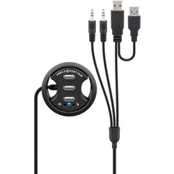 Goobay 93894 USB Hub 2.0 USB-A με 5 Θύρες USB-A