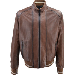 Leather 100 Ανδρικό Μπουφάν Χειμωνιάτικο Δερμάτινο Σοκολατί 07-M-620NEWTRIP-VJT
