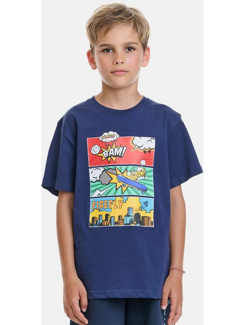 Firefly Παιδικό T-Shirt Κοντομάνικο Navy Μπλε FBT25205-0680