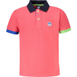 North Sails Ανδρική Μπλούζα Polo Κοντομάνικη Κοραλί 795091-0194