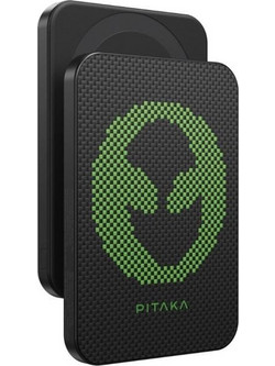Pitaka Qi2 Alien Wireless Magsafe Power Bank 5000mAh 15W με Θύρα USB-C Black