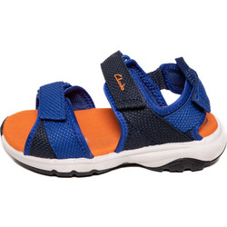Clarks Παιδικά Πέδιλα για Αγόρι Μπλε Μαύρα 26170231