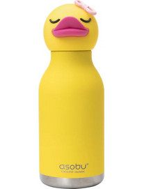 Asobu Bestie Duck Παιδικό Παγούρι Θερμός Ανοξείδωτο Κίτρινο 475ml