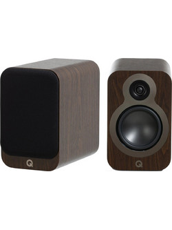 Q Acoustics 3030c Ζεύγος Ηχείων Hi-Fi Ραφιού 90W 2 Δρόμων Claro Walnut
