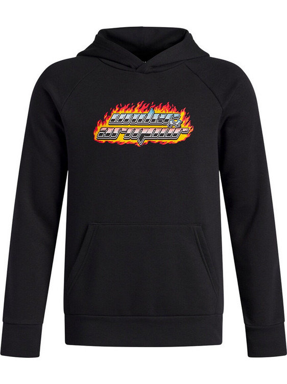 Under Armour Παιδικό Φούτερ με Κουκούλα Μαύρο 6003781-001
