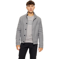 Biston Ανδρικό Μπουφάν Χειμωνιάτικο Puffer Γκρι 50-201-069