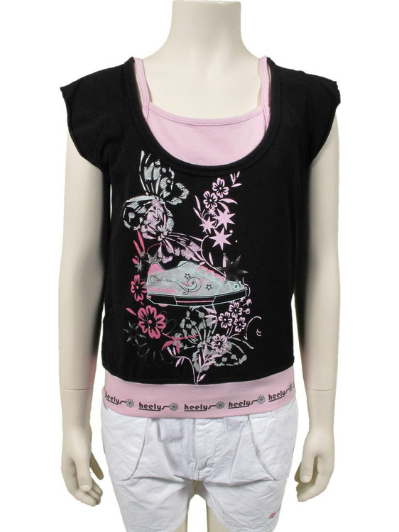 Heelys Παιδικό T-Shirt Αμάνικο Μαύρο S9-SS-59