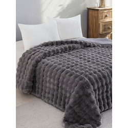 Sunshine Home Κουβερτοπάπλωμα Μονό 160x220 Rabbit Dark Grey