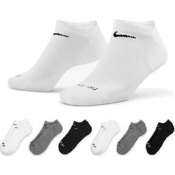 Nike Everyday Ανδρικές Κάλτσες Κοντές Λευκές Ανθρακί Μαύρες 6Pack SX6898-964