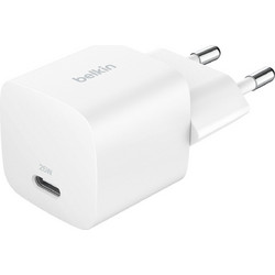 Belkin BOOST Charge Φορτιστής χωρίς Καλώδιο με Θύρα USB-C 25W Power Delivery White