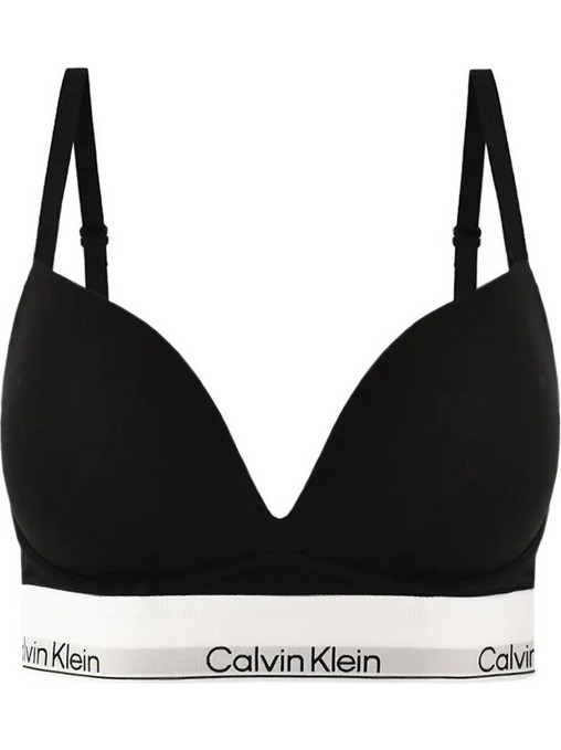 Calvin Klein Bralette Push Up χωρίς Μπανέλα Μαύρο LV00QF8502-UB1