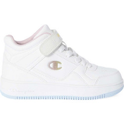 Champion Rebound Vintage Παιδικά Sneakers Μποτάκια Λευκά Γαλάζια S32489-WW010