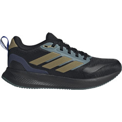 Adidas Runfalcon 5.0 Παιδικά Αθλητικά Παπούτσια για Τρέξιμο Μαύρα Πετρόλ Μπεζ JQ5690