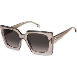 Carrera CA3072/S FWM/HA Γυναικεία Γυαλιά Ηλίου Τετράγωνα Κοκάλινα Καφέ με Μαύρο Φακό