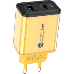 Kouvolsen CX-176B Φορτιστής χωρίς Καλώδιο με Θύρα USB-A & Θύρα USB-C 20W Power Delivery