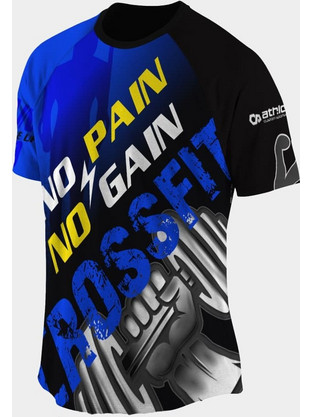 Athlon No. Pain No Gain Ανδρικό Αθλητικό T-Shirt Πολύχρωμο 170-1729