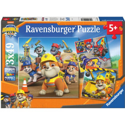 Παιδικό Puzzle Ravensburger Paw Patrol Rubble Crew 3x49 Κομμάτια