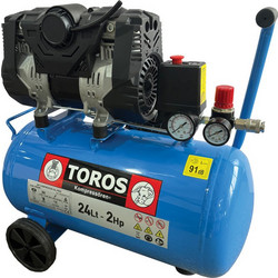 Toros 602089 Κομπρεσέρ Αέρος Ρεύματος 24lt 2hp