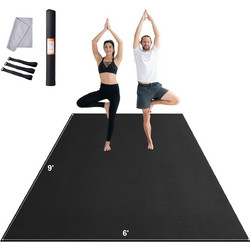 Vevor Στρώμα Γυμναστικής Yoga / Pilates Μαύρο 275x183cm