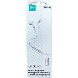 Jes H21-B Handsfree In-Ear 3.5mm White