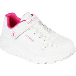 Skechers Παιδικά Sneakers Λευκά Φούξια 310451N-WHP
