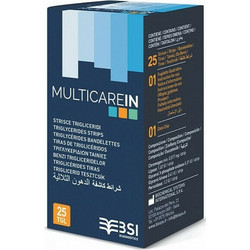 BSI Multicare In Ταινίες Μέτρησης Τριγλυκεριδίων 25τμχ