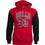 Mitchell & Ness Bulls 33 Ανδρικό Αθλητικό Φούτερ με Κουκούλα Κόκκινο FNNP3417-CBU96SPIRDBK