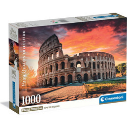 Puzzle Clementoni High Quality Collection Ηλιοβασίλεμα στο Κολοσσαίο 1000 Κομμάτια