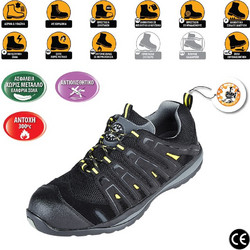 Himalayan Falco Αθλητικά Παπούτσια Ασφαλείας S1P Μαύρα BR-4208BK030-1