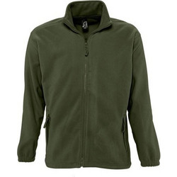 Sol's Ανδρική Ζακέτα Fleece με Φερμουάρ Χακί 0690005