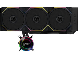 Lian Li HydroShift II LCD-C 360 Black Υδρόψυξη CPU 120mm ARGB για Socket 1700 / 1851 / AM4 / AM5