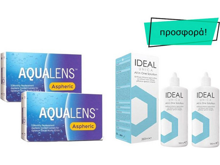 Alcon Μηνιαίοι Φακοί Επαφής 12τμχ + 2 Υγρά Ideal 380ml