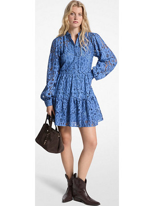 Michael Kors Mini Βραδινό Φόρεμα Μπλε MF5838KJSH-409
