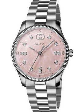 Gucci Γυναικείο Ρολόι με Ασημί Μεταλλικό Μπρασελέ YA1265062