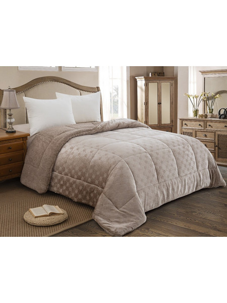 Adam Home Κουβερτοπάπλωμα Υπέρδιπλο 220x240 825 Taupe