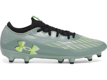 Under Armour UA U Magnetico Select 4 FG 3027707-348 Ποδοσφαιρικά Παπούτσια με Τάπες και Καλτσάκι Γκρι