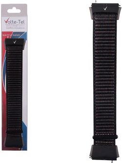 Volte-Tel VT147 Λουράκι Υφασμάτινο Black (Xiaomi Redmi Watch 3 Active / Watch 3 Lite)