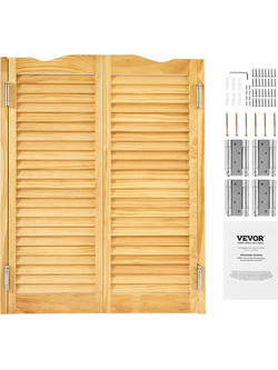 Vevor Πόρτα Ασφαλείας Ξύλινη Καφέ 81.3x106.7cm SLBDBMSMW32HGEC9I001V0