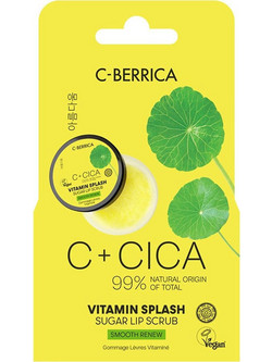Natura Siberica C+Cica C-Berrica Vitamin Splash Sugar Lip Scrub Pot 10ml