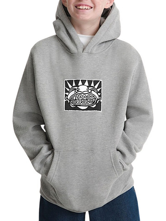 Vans Παιδικό Φούτερ με Κουκούλα Γκρι VN000PXC02F1