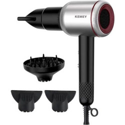Kemei KM-6898 Silver Επαγγελματικό Πιστολάκι Μαλλιών με Φυσούνα 3000W