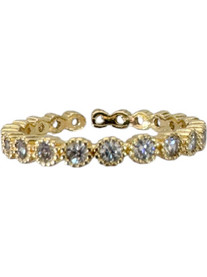RO Accessories Γυναικείο Δαχτυλίδι Σειρέ Ολόβερο Xρυσό R135