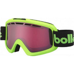 Bolle Μάσκα Σκι & Snowboard Ενηλίκων Πράσινη με Φιμέ Φακό Κόκκινο
