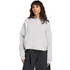 Adidas Originals 3-Stripes Γυναικείο Αθλητικό Φούτερ με Κουκούλα Γκρι JW3596