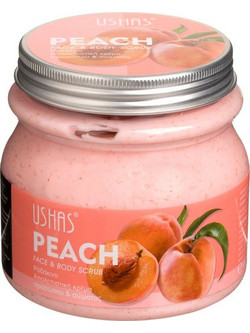 Ushas Cosmetics Peach Scrub Σώματος 300ml