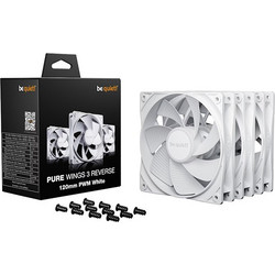 Be Quiet Pure Wings 3 Reverse Case Fan 120mm με Σύνδεση 4-Pin PWM 3τμχ White