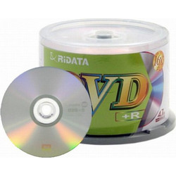 Ridata Εγγράψιμα DVD+R 8x 4.7GB Cake Box 25τμχ