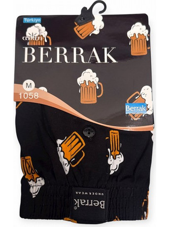 Berrak Ανδρικό Μποξεράκι Μαύρο 1058-001