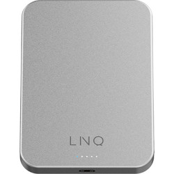 LinQ LQWP052 Wireless Magsafe Power Bank 5000mAh με Θύρα USB-C Silver Grey
