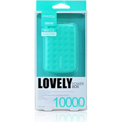 Remax Proda Lovely Power Bank 10000mAh με Θύρα USB-A Turquoise